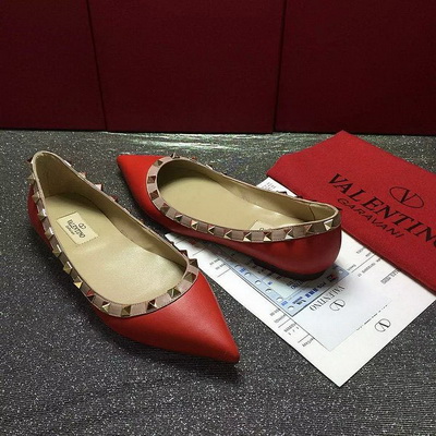 Valentino Shallow mouth flat shoes Women--043